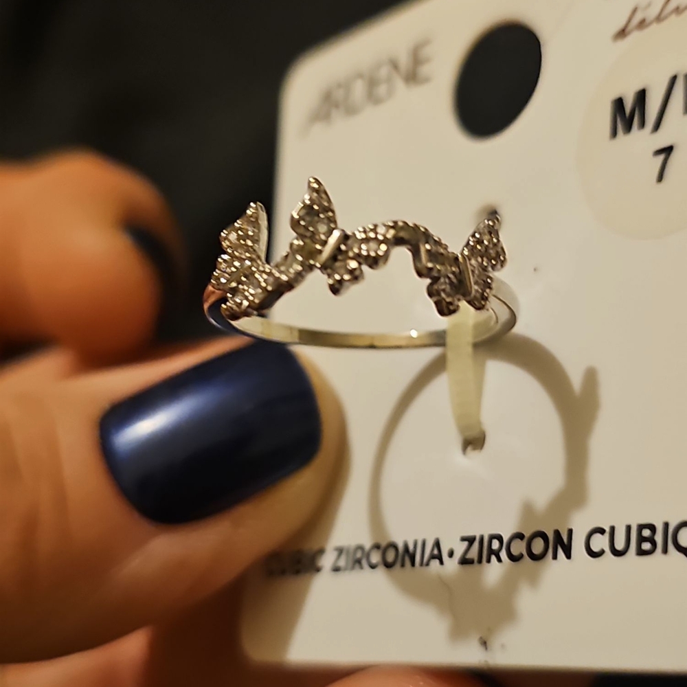 Ardene Silver Butterfly Ring